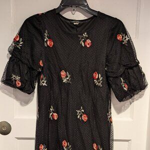 Sweet Claire Floral Black dress